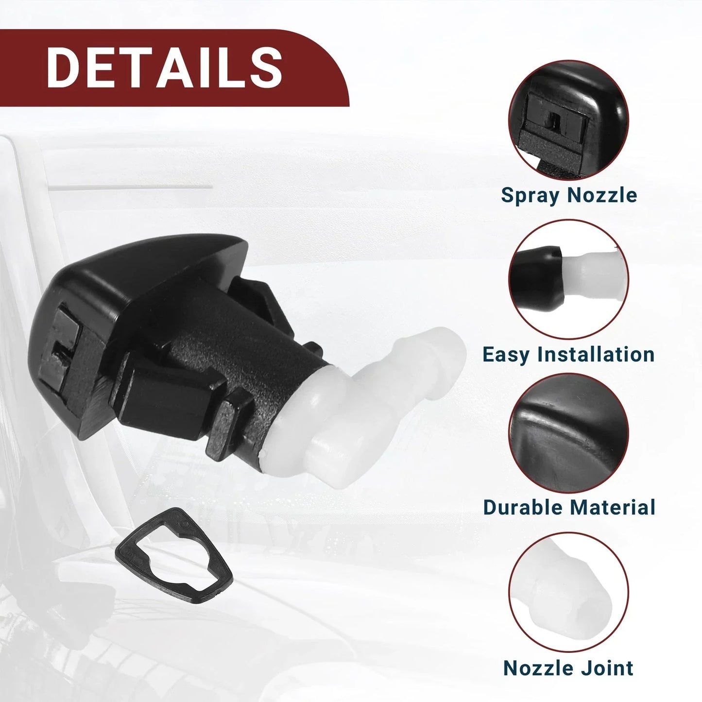 Windshield Washer Nozzle Set for Dodge Durango