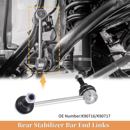 2 x Rear Stabiliser Sway Bar Links for Honda Pilot (2003-2008)