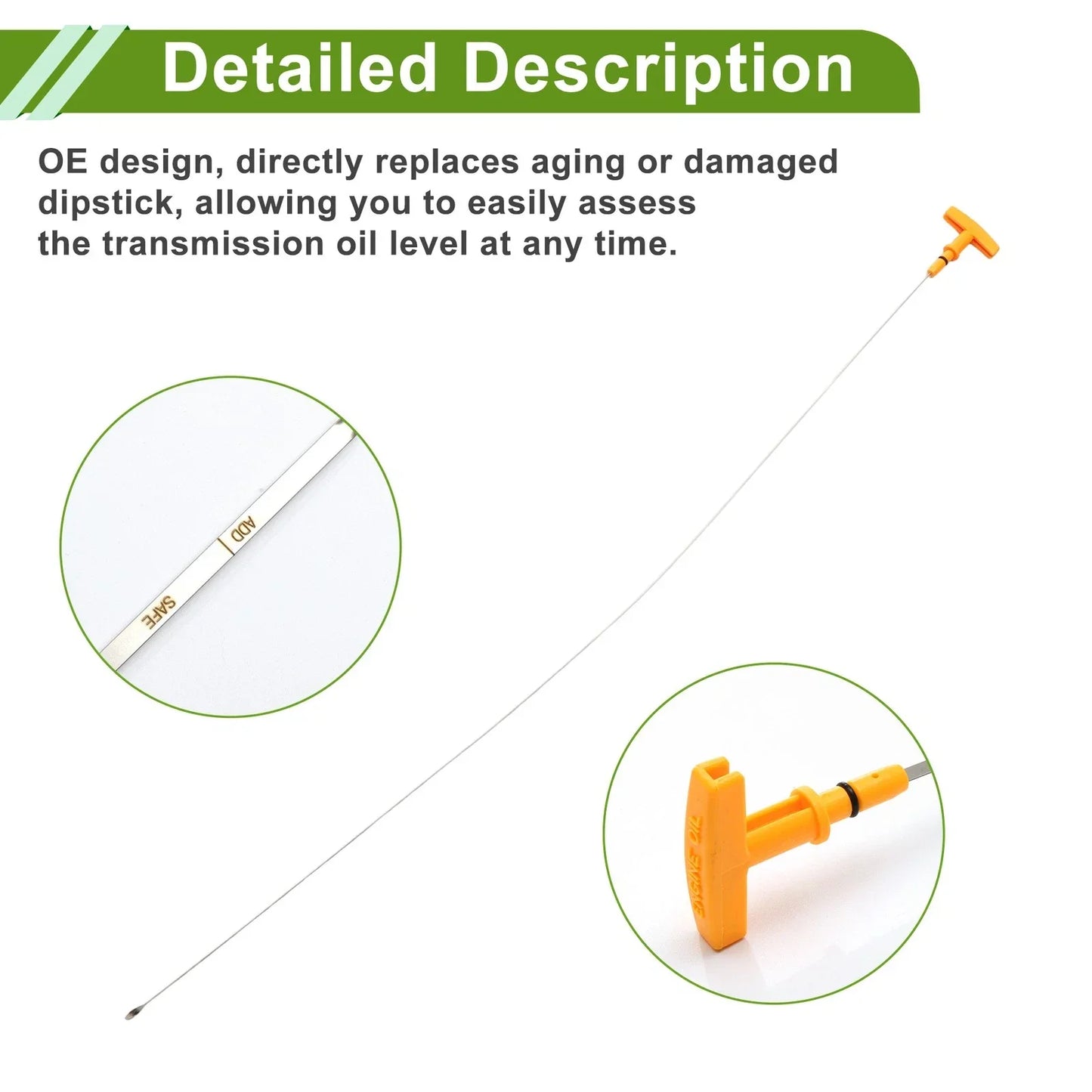 Engine Oil Dipstick for Dodge Ram 1500 8 Cyl 5.2L (1997-2001)