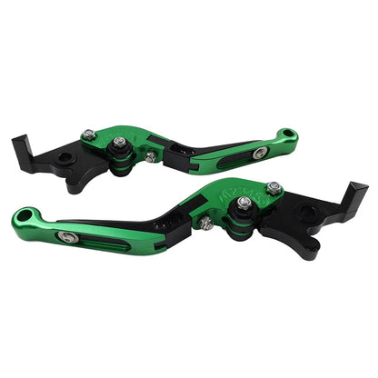 CNC Green Extendable Brake Clutch Levers for Ducati MONSTER (620-796)