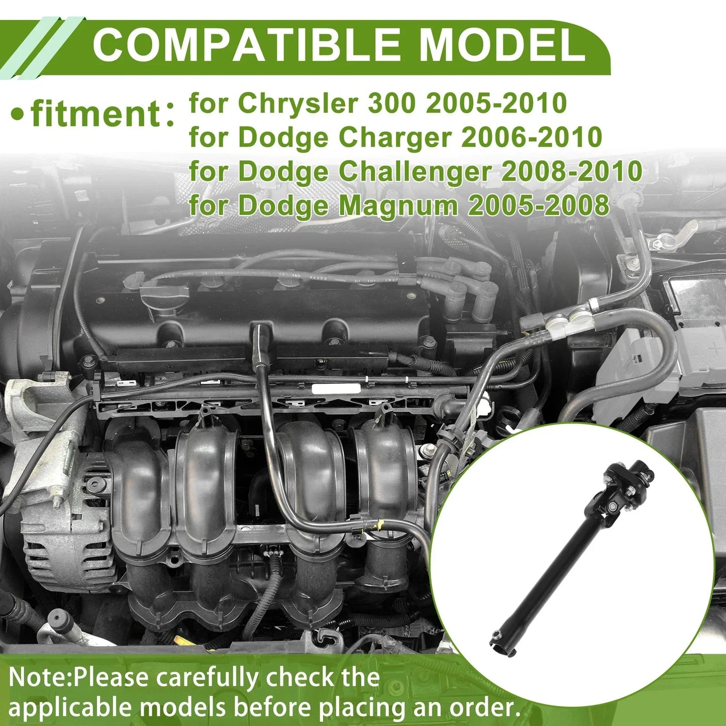 Steering Column Shaft for Chrysler 300 (2005-2010)