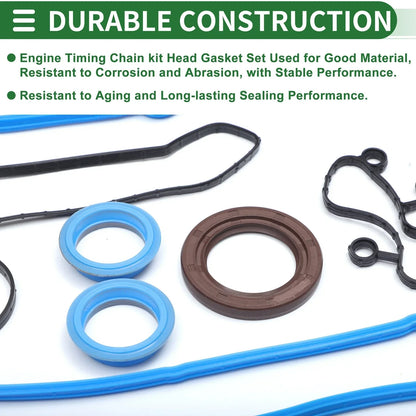 Engine Valve Cover Gasket Kit for Dodge Avenger 3.6L (2011-2014) 1 Set