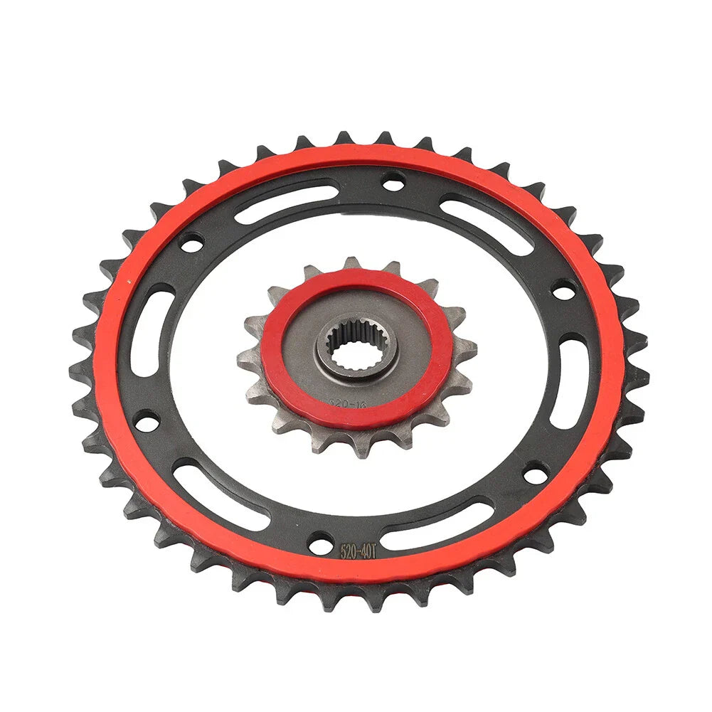 520 16T 40T Front Rear Sprockets for BMW G310GS G310R (2017-2023)