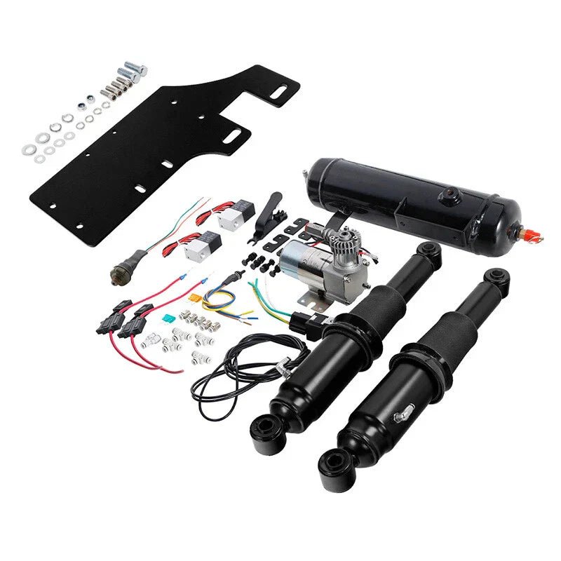 Front Air Ride Lowering Kit & Rear Suspension Tank for Road Glide (2014-2025)