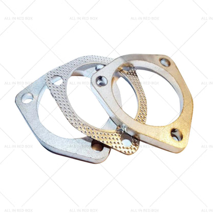 3" Exhaust Flange Plate Gasket 3 Bolt Stainless Steel for Universal