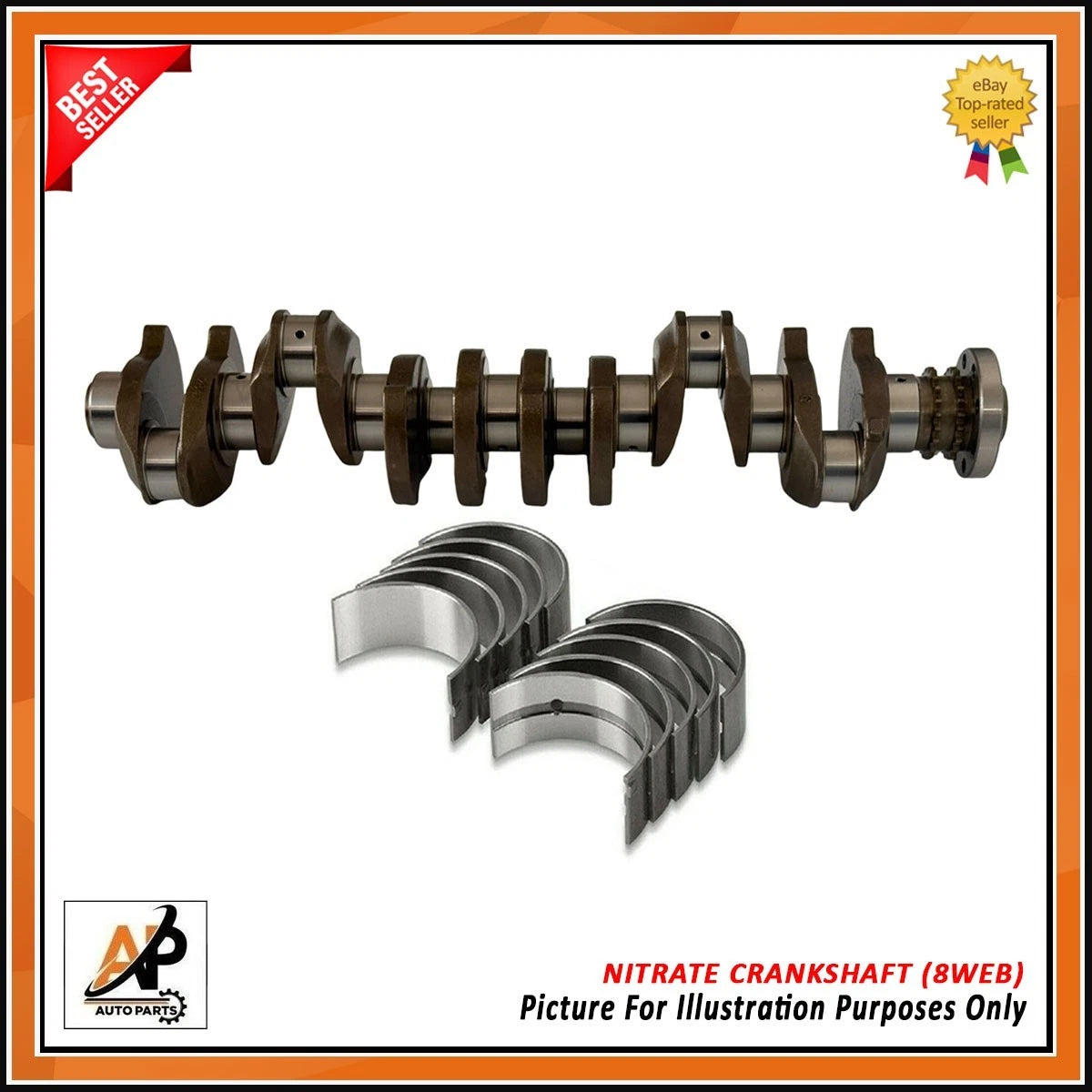 Crankshaft Main Bearings Replacement Set for BMW X3 F25 30d 35d (2014–2017)
