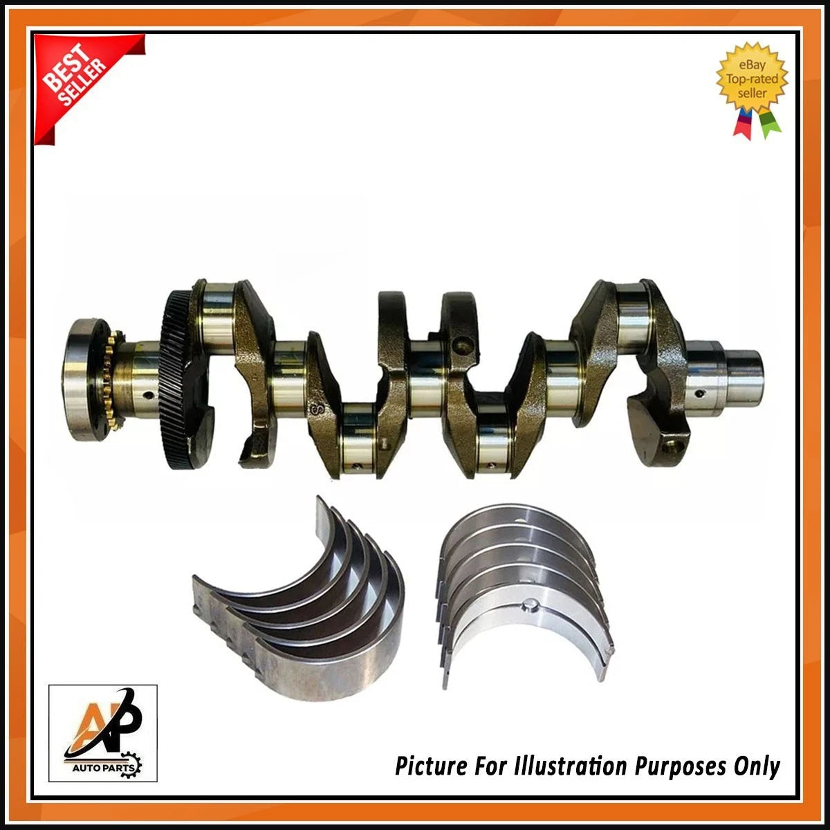 Crankshaft with Bearings Replacement for Jaguar Land Rover 2.0 Diesel (2011–2019)
