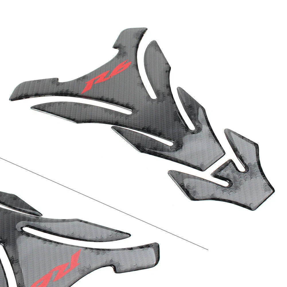 Carbon Fiber Tank Pad Decal Protector for Yamaha R6 (2006-2023)