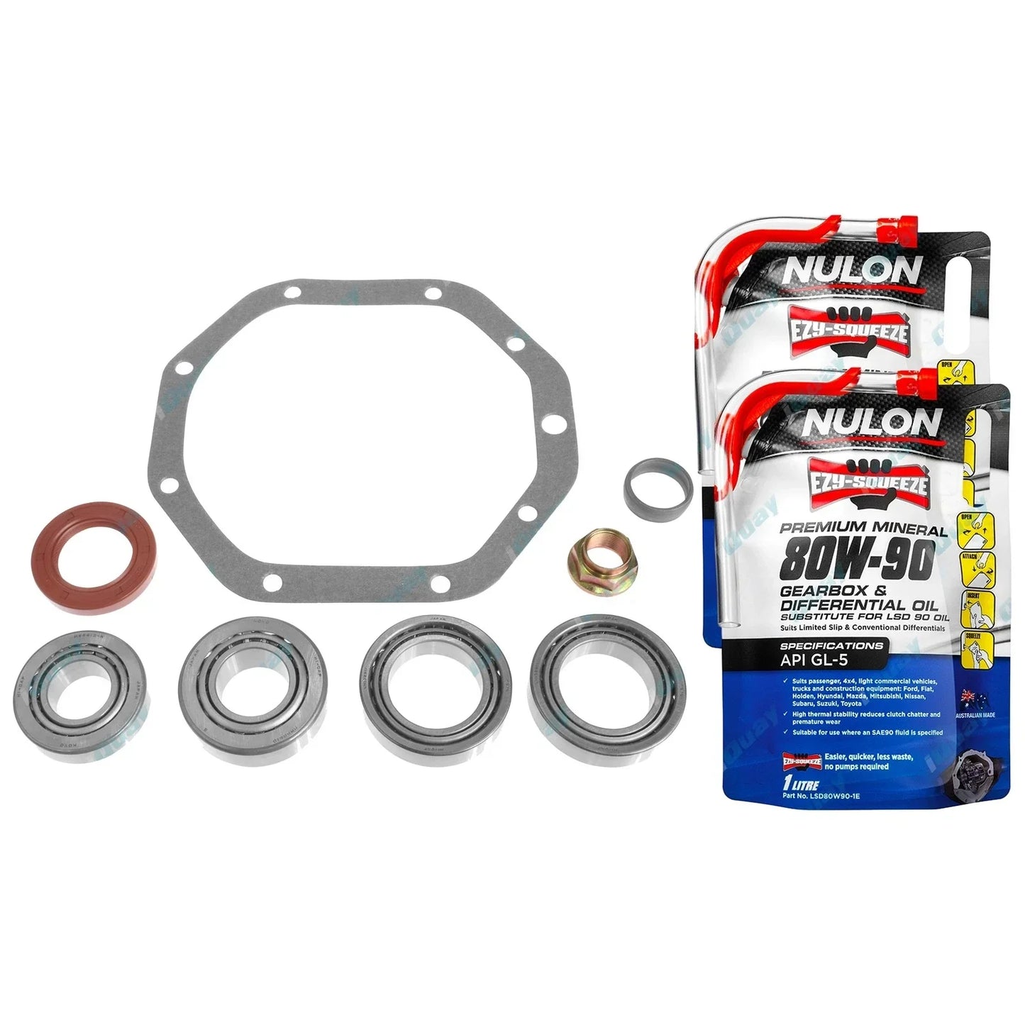 Diff Bearing & Seal Rebuild Kit for Holden Commodore VN NP VR VS 3.8L (1988-1997)