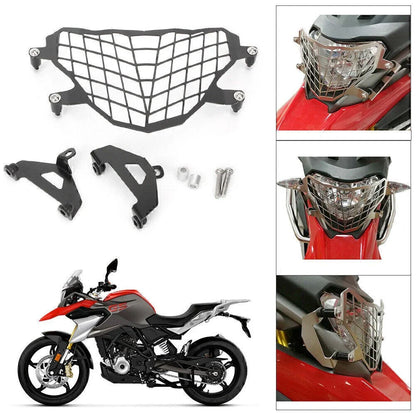 Black Headlight Grille Guard Cover for BMW G310GS G310R (2017-2018)