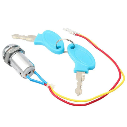 Keys Ignition Switch Lock for Universal Electric Bike Scooter