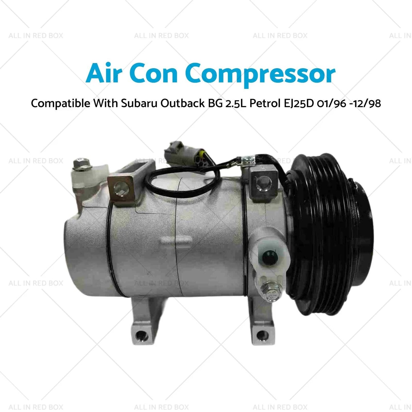 Air Con Compressor for Subaru Outback 2.5L Petrol EJ25D (1996-1998)