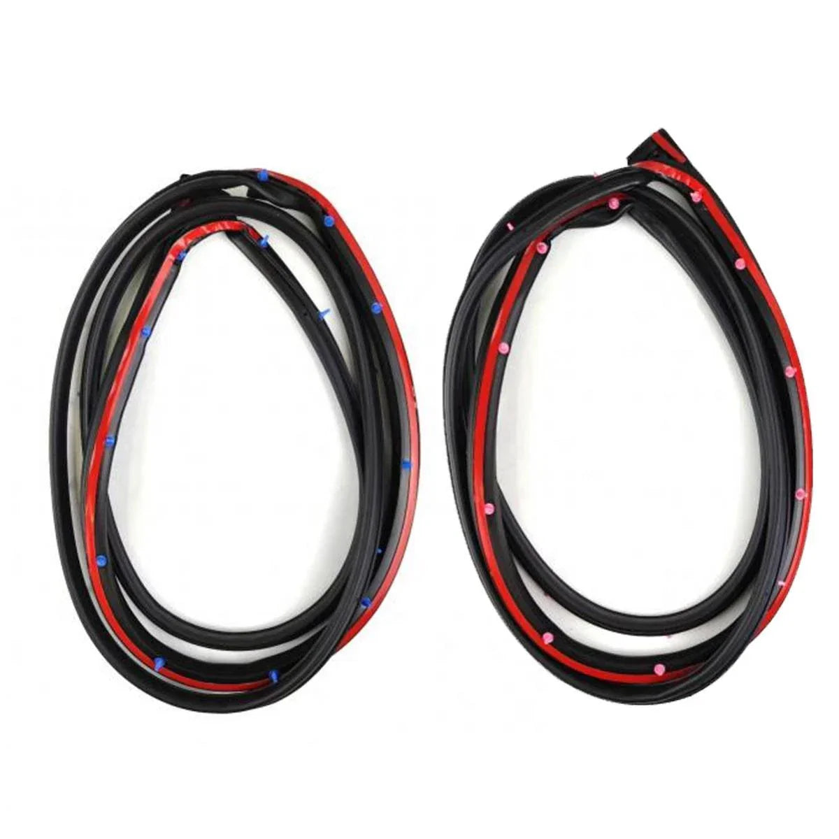 Door Rubber Seal Weatherstrip FL+FR Fits Toyota Vios NCP42 4D Sedan 2003-06 D05