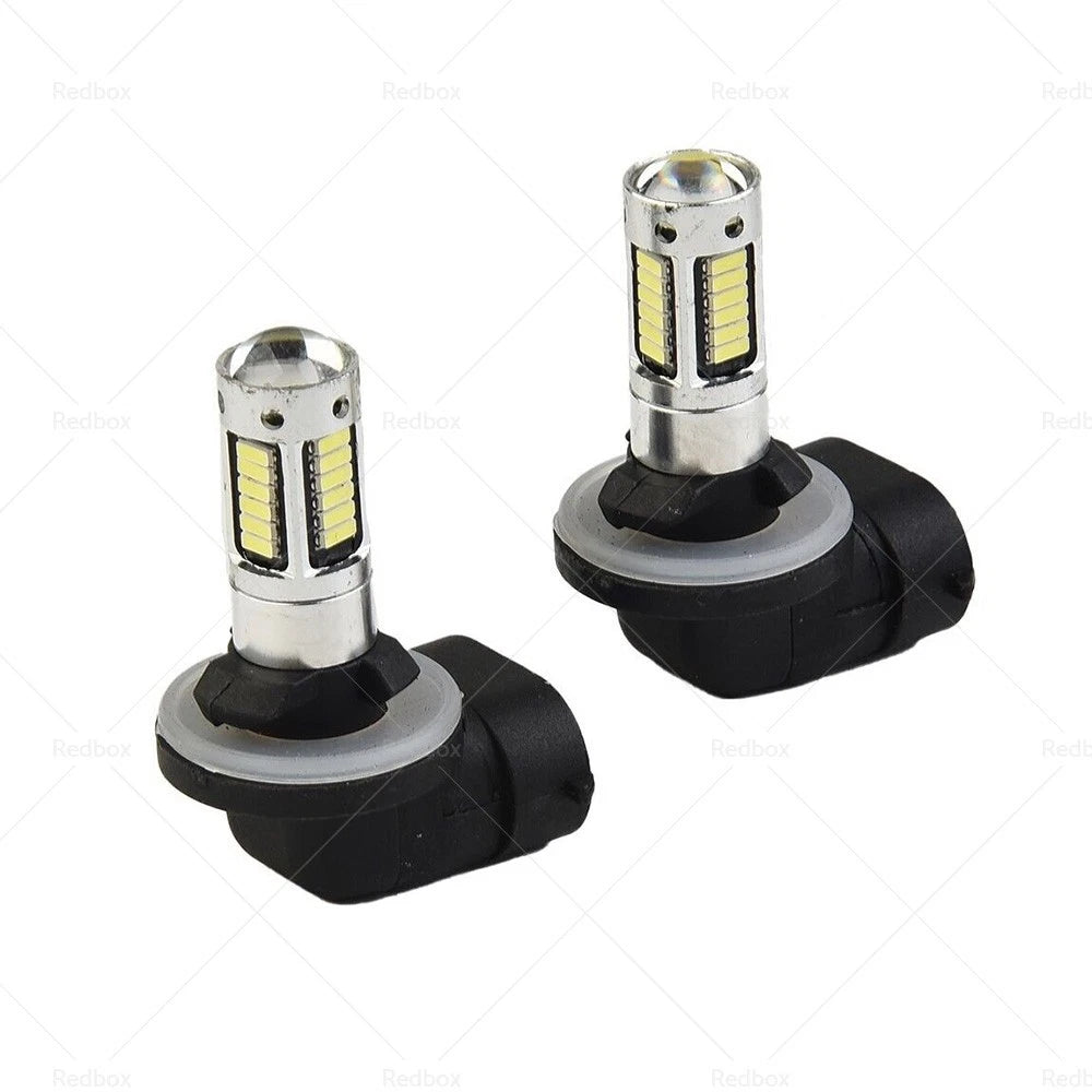 881 H27 30W 6000K White LED Fog Light Bulbs for Car SUV