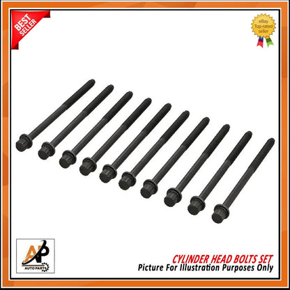 Cylinder Head Bolts Set Replacement for Honda Accord Civic 1.6 2.0 (1990–2007)