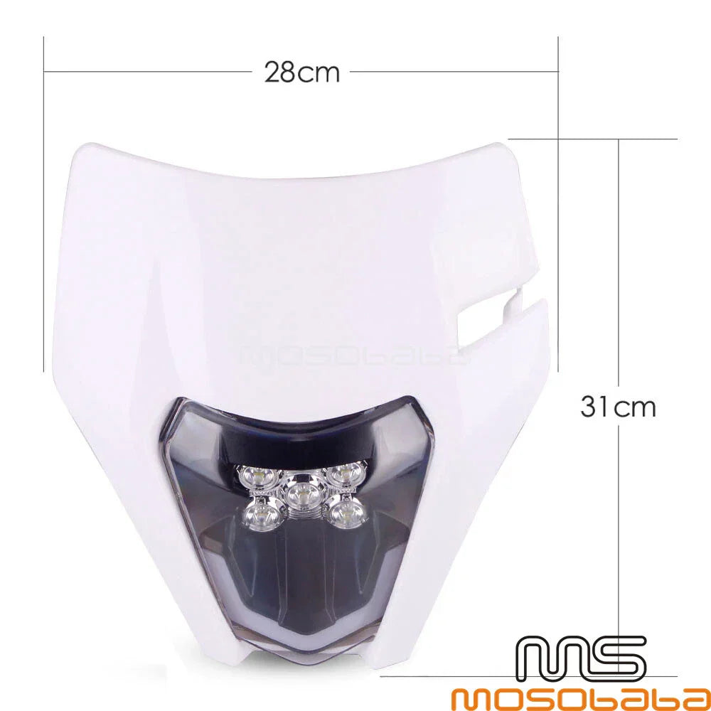 LED Enduro Headlight Fairing for KTM EXC XCW EXCF XC 125 200 250 300 450
