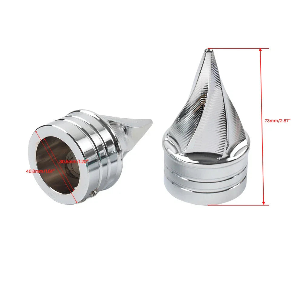 Front Axle Nut Cap Cover for Harley Touring Road Street Glide Softail