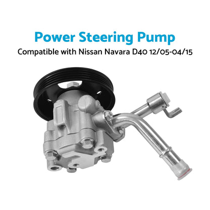 Power Steering Pump & Pulley for Nissan Navara D40 (2005-2015)