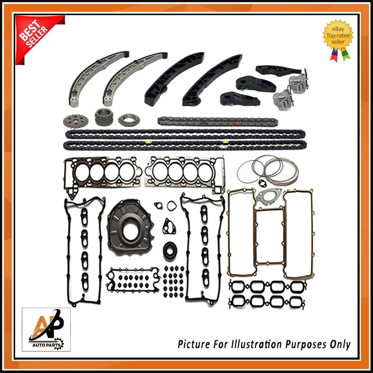 Engine Gasket Set OEM Replacement for Jaguar Land Rover 5.0 SCV8 (2013–2013)