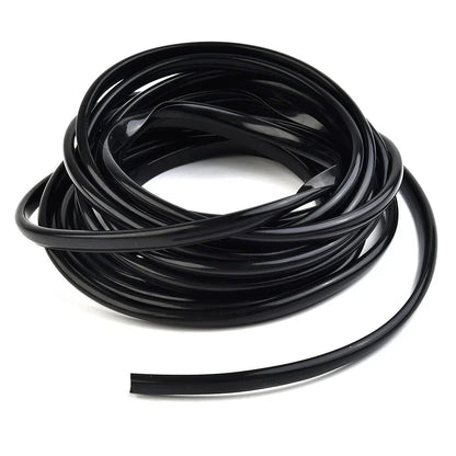 Black U-Shape Car Door Moulding Rubber Strip Trim Guard Edge Protector Cover