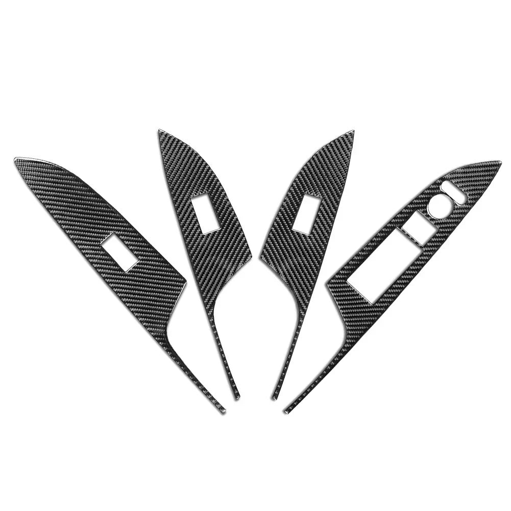 Carbon Fiber Window Lift Switch Panel Cover for Honda Accord (2013-2017)