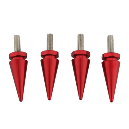 4 x 5mm Windscreen Screw Bolts Red Spike for Harley Touring Road Glide (1998-2025)