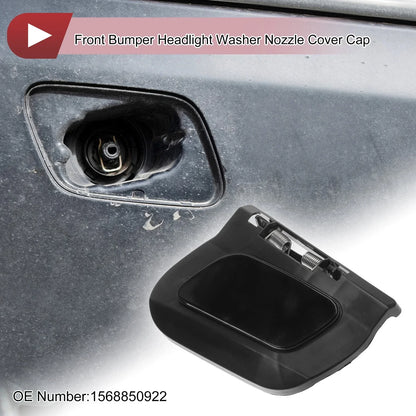 Front Left Washer Nozzle Cover for Mercedes-Benz GLA45 AMG (2015-2019) Black