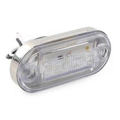 12V 3 SMD LED Red Signal Light Lamp for Truck Trailer RV Boat