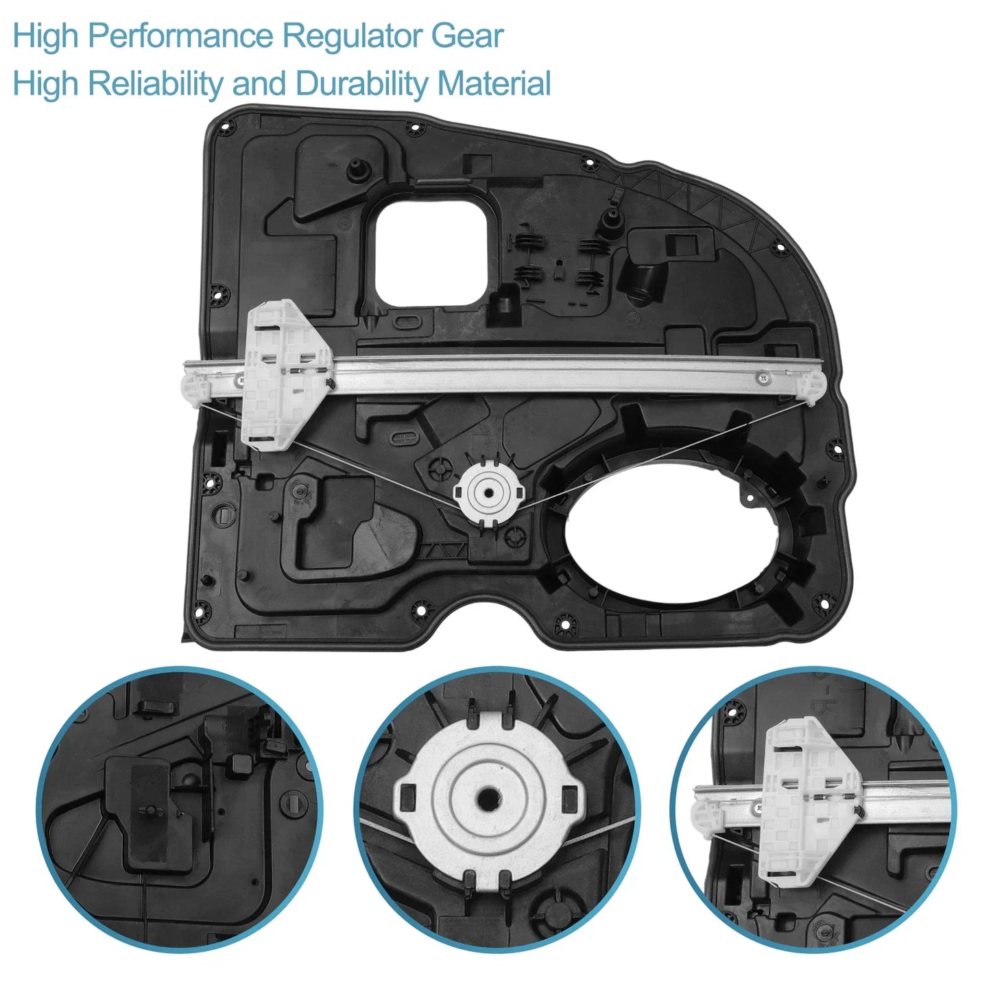 Rear Left Power Window Regulator for Dodge Ram 1500 Laramie SLT ST (2002-2023)