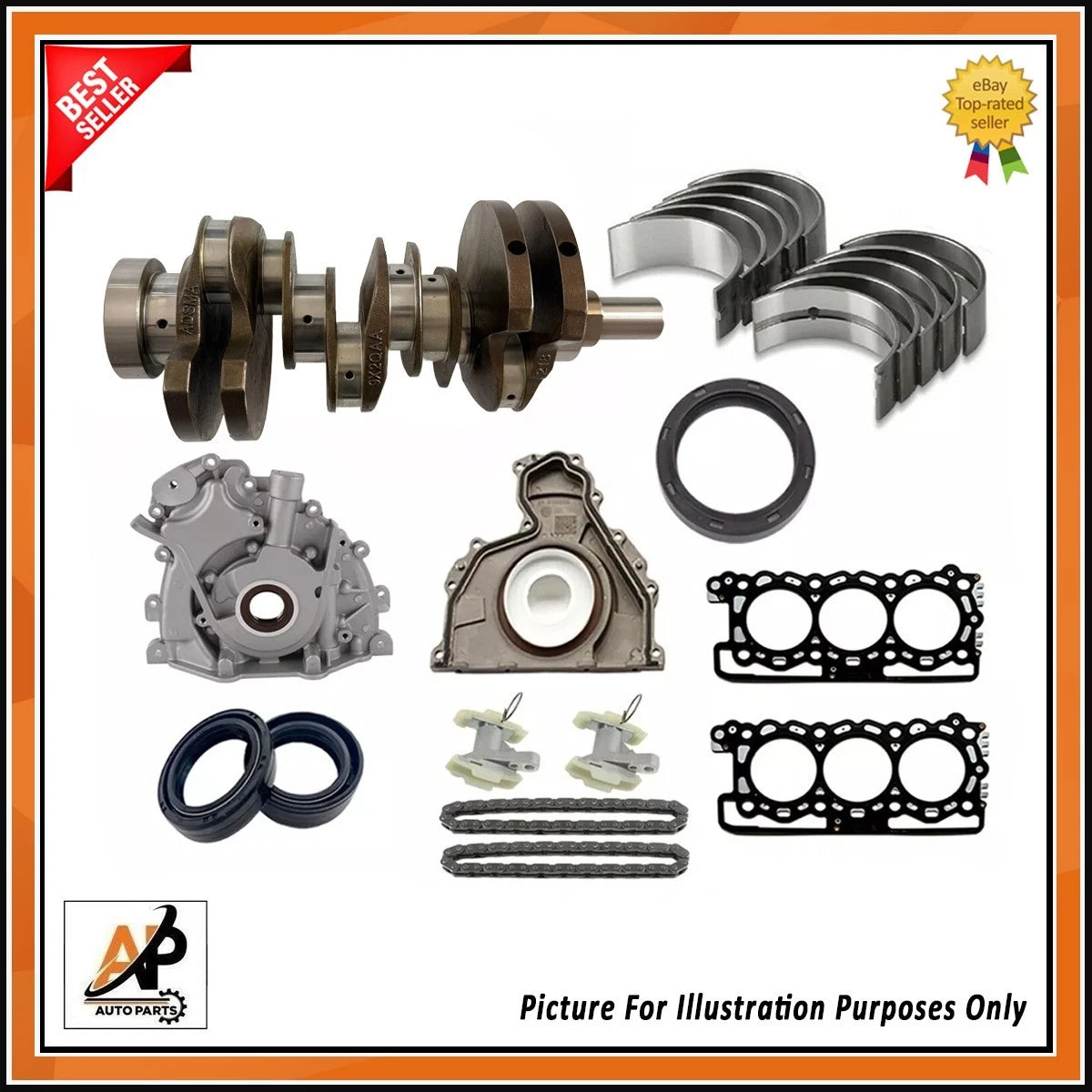 Crankshaft Rebuild Kit for Jaguar 3.0 Range Rover (2006–2017)