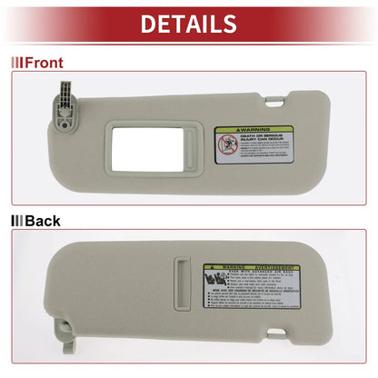 Left Car Sun Visor with Mirror for Hyundai Veloster (2012)