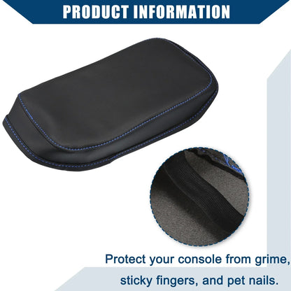 Durable Faux Leather Center Console Armrest Cover for Hyundai Kona (2018-2023)