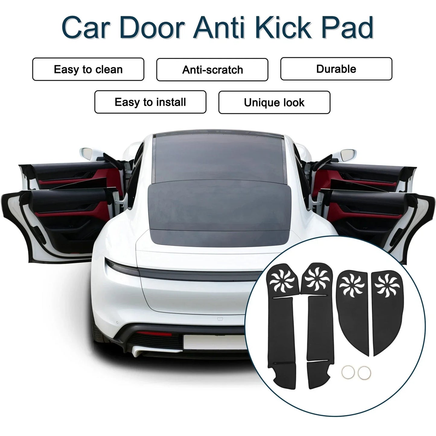 Car Door Anti Kick Pad Protector for Lexus IS/IS250/IS350/IS F (2006-2011)