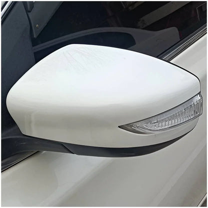 White Rearview Door Wing Mirror Cover Cap for Nissan Altima (2013-2018)