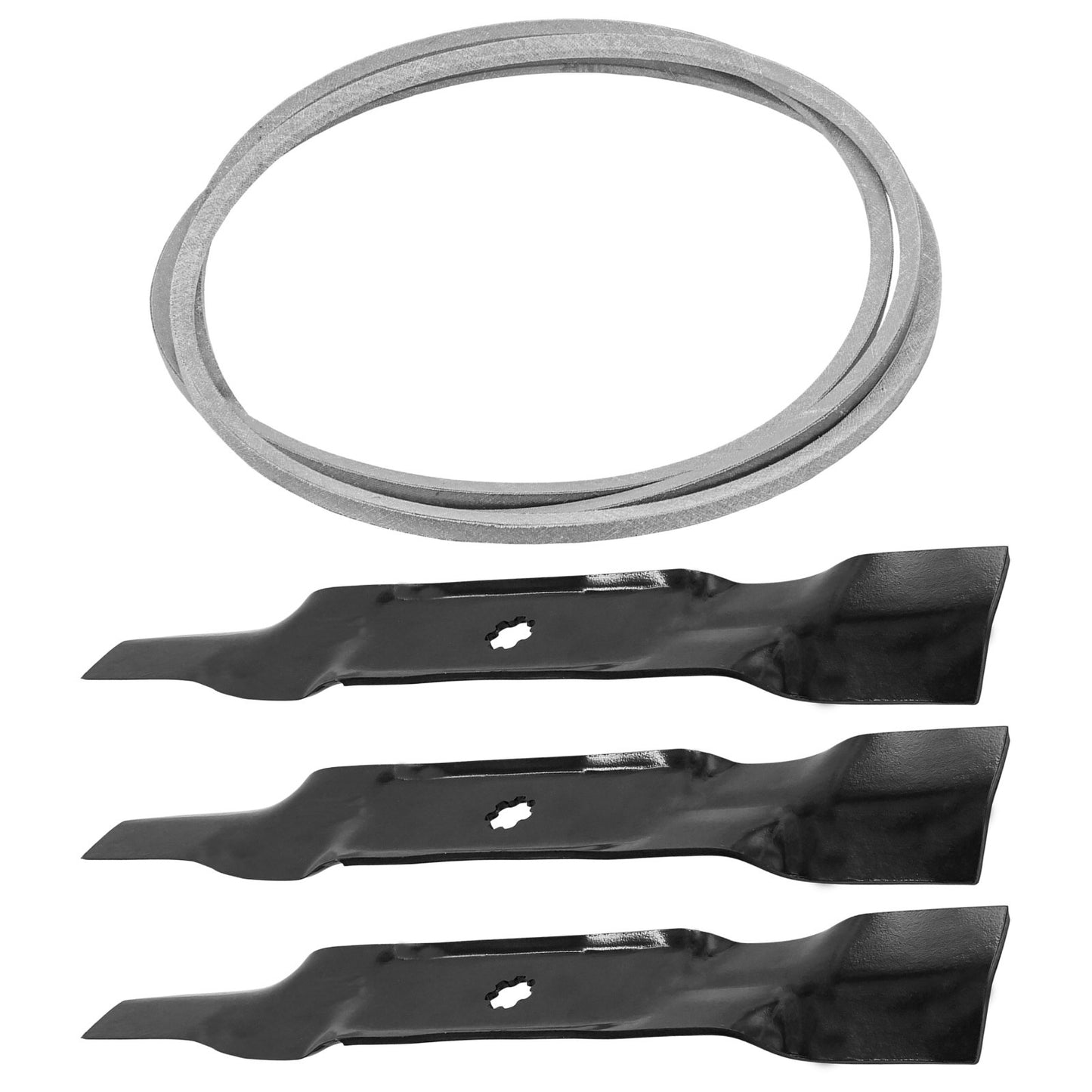 Deck Blade and Belt Replacement for John Deere 145 155C D140 D150 D160