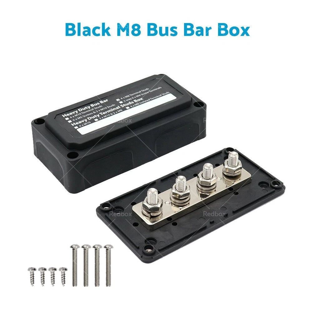 300A M8/M10 DC12V-48V Bus Bar Power Distribution Terminal Block