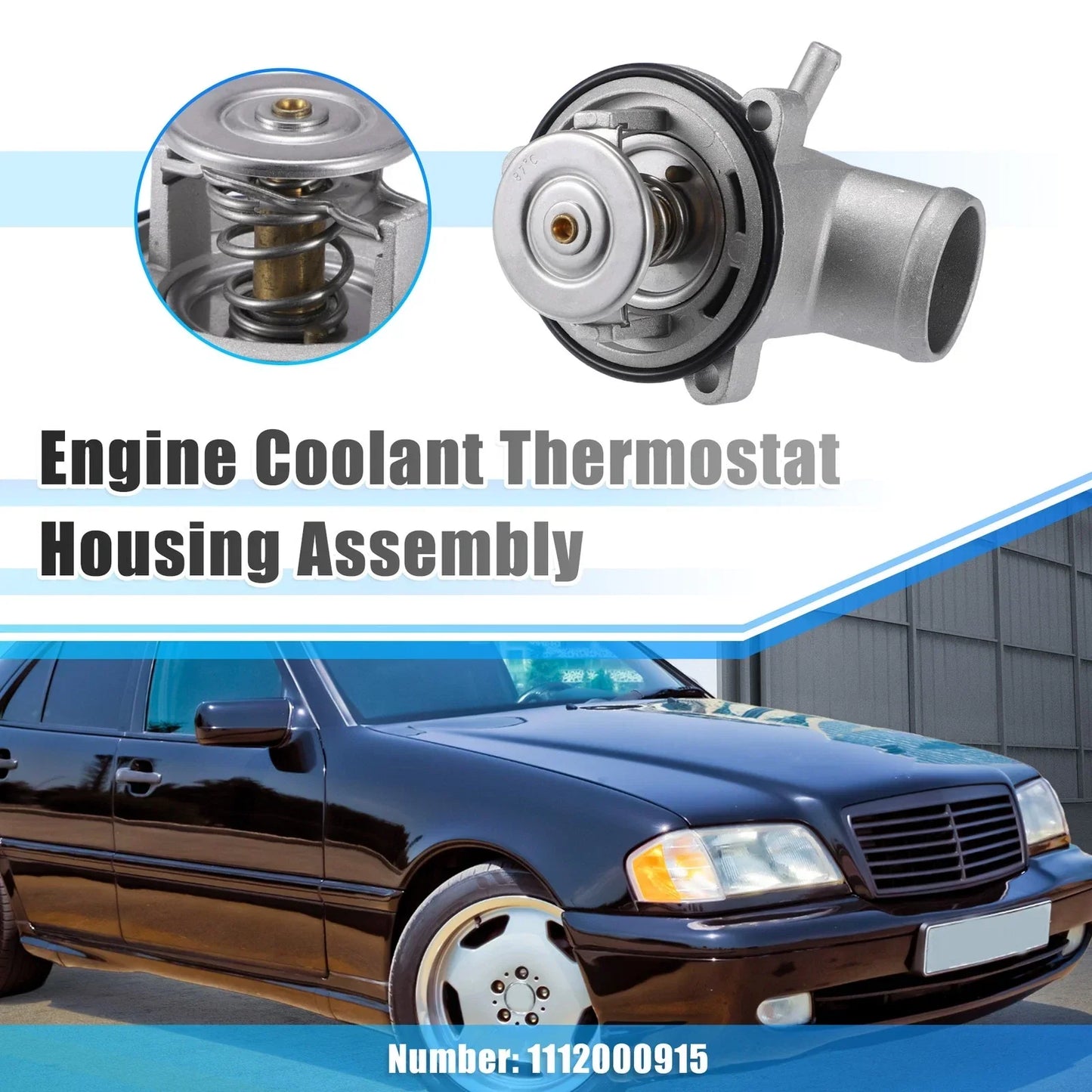 Engine Coolant Thermostat Housing for Mercedes-Benz SLK 230 (1998-2004)