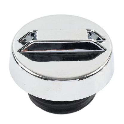 Chrome Vented Gas Fuel Tank Cover for Harley Fat Boy, Electra, Street, Road Glide (1990-2023)