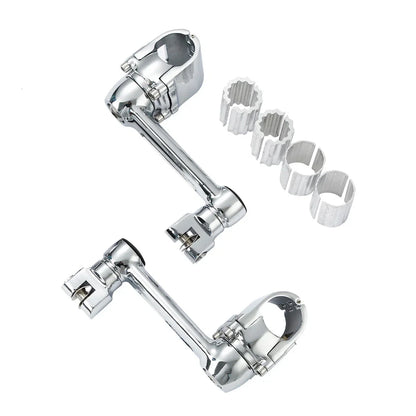 Chrome Footrest Footpeg Bracket Mount for Honda Goldwing 1800