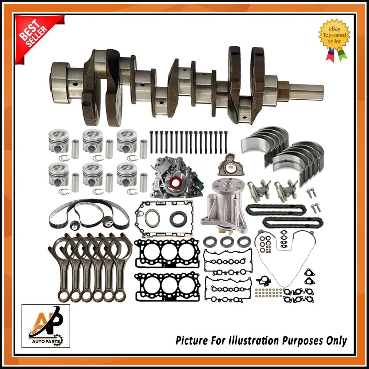 Crankshaft Engine Rebuild Kit for Land Rover Range Rover Sport 3.0 TDV6 (2010–2013)