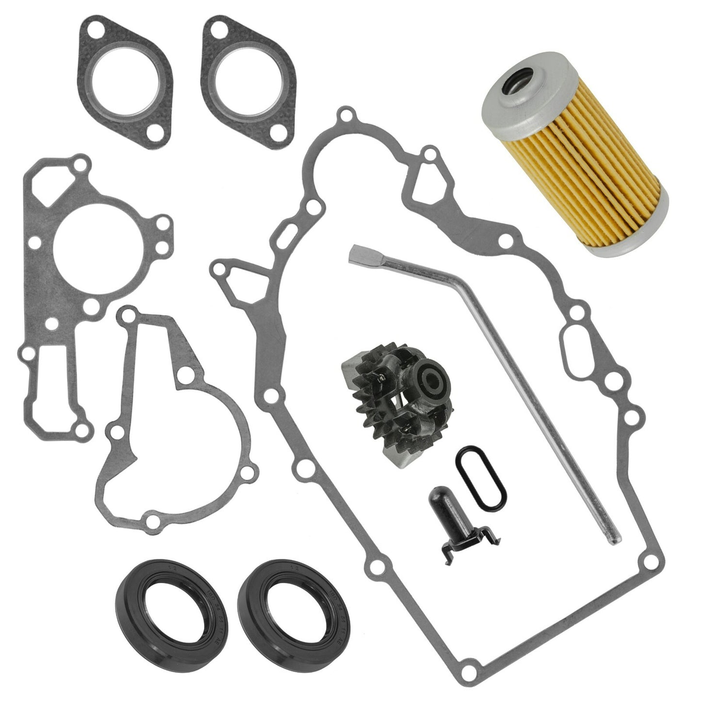 Crankcase Gasket Kit for John Deere GX345 20HP Kawasaki FD611V (2002–2005)