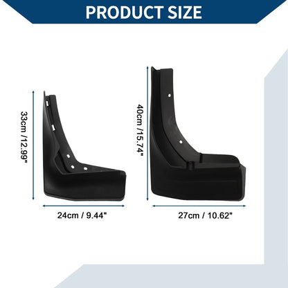 Mud Flaps Splash Guards Set for Mercedes-Benz GLS (without Pedal)