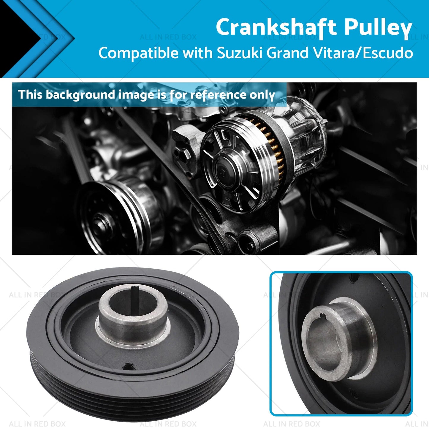 Crankshaft Pulley for Suzuki Grand Vitara 2.0 Petrol (2005-2014)