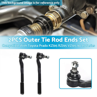 Outer Tie Rod Ends Set for Toyota Prado KZJ95 RZJ95 VZJ95 (1996-2002)