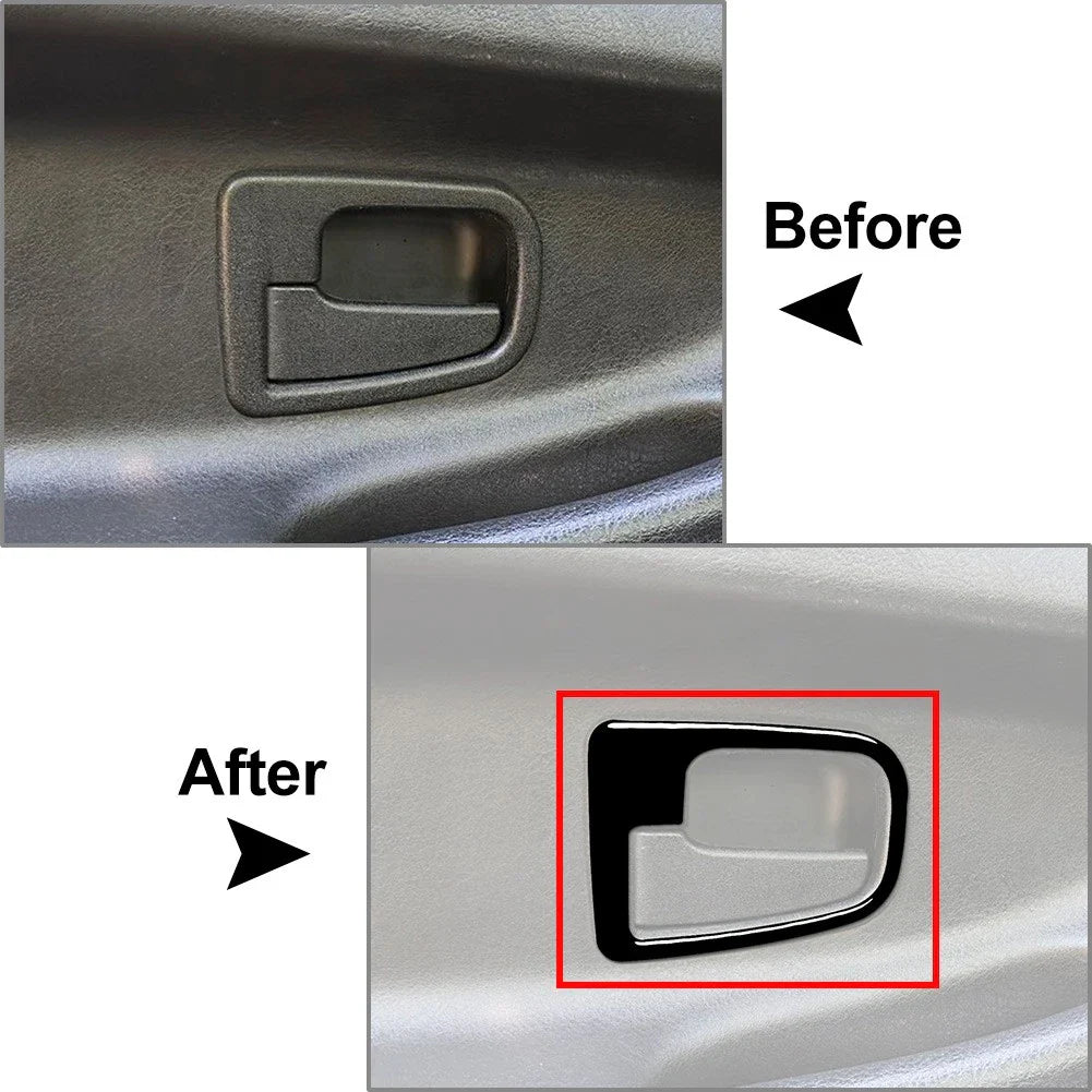 Piano Black Interior Door Handle Cover Trim for BMW 3 Series (1991-1999)