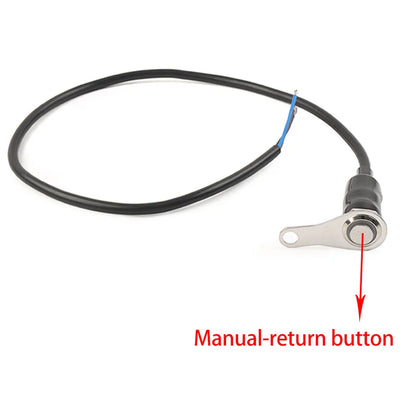 LED Switch ON/OFF Push Button for 12V Headlight Fog Light - Green