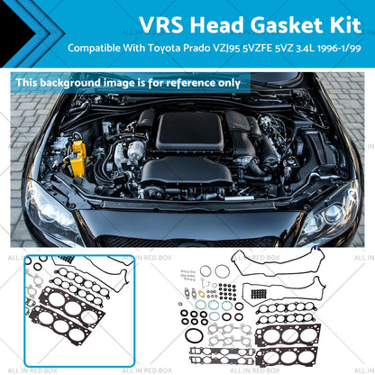 VRS Cylinder Head Gasket Set for Toyota Prado VZJ95 5VZFE (1996-1999)
