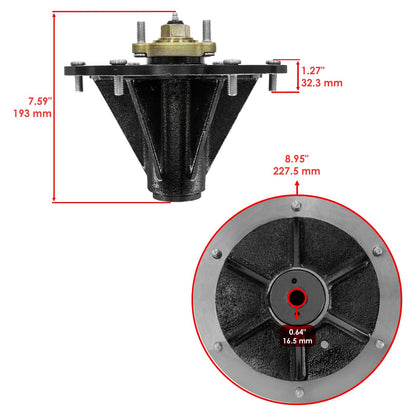 Deck Spindle 72 Inch Replacement for Toro Z580 Z Master (2010–2018)