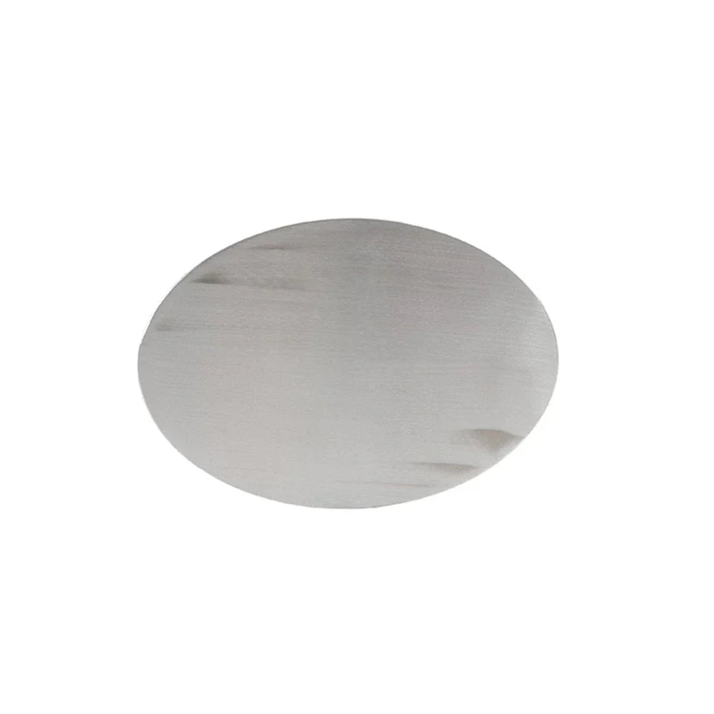Custom Oval Aluminum License Plate for Motor Silver (No Year Specified)