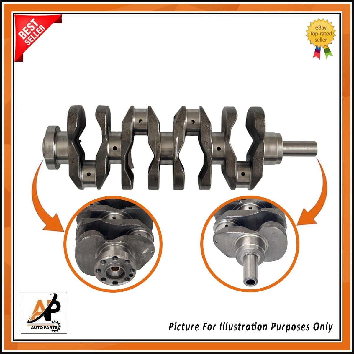 Crankshaft Replacement for Nissan Navara Pathfinder Cabstar NP300 2.5D (1998–2008)